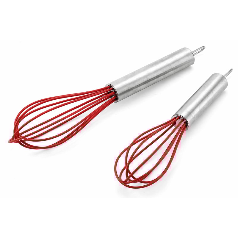 Silicone Mini Whisk Nonstick Egg Beater For Sauces Batter And Baking 0