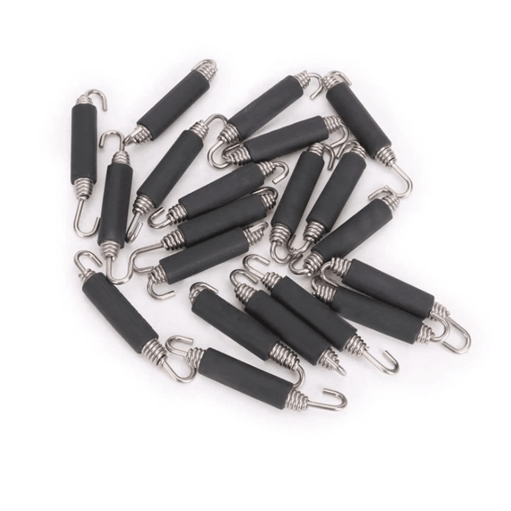 Universal Motorcycle Exhaust Springs Stainless Steel Muffler Hook Set 2