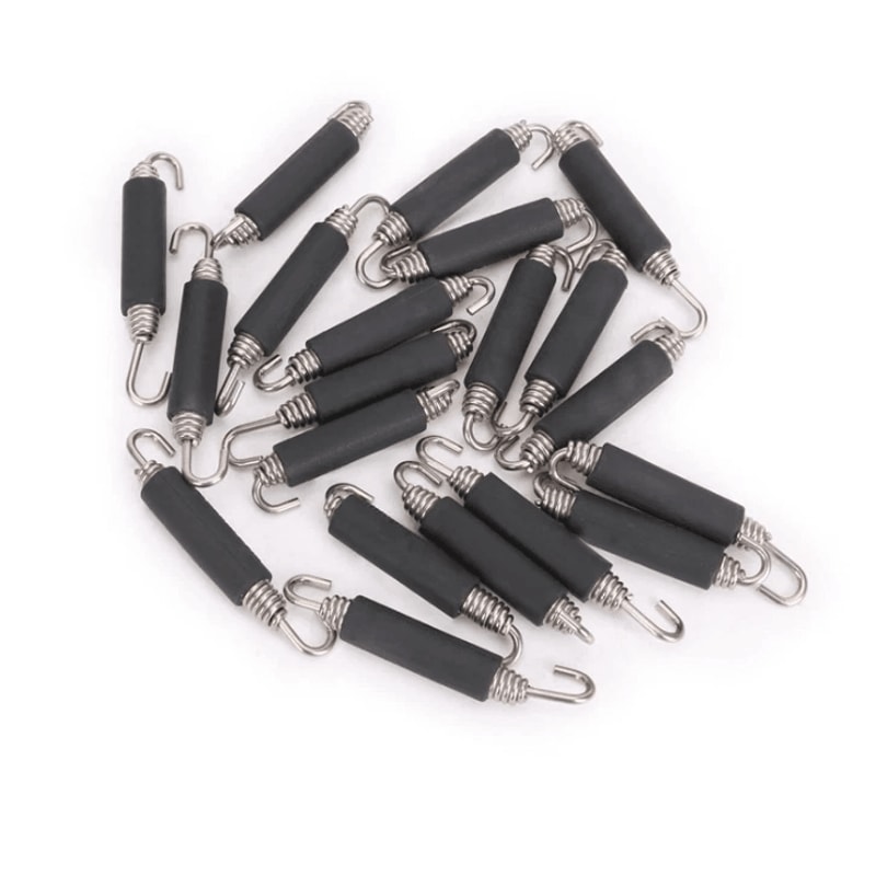 Universal Motorcycle Exhaust Springs Stainless Steel Muffler Hook Set 2