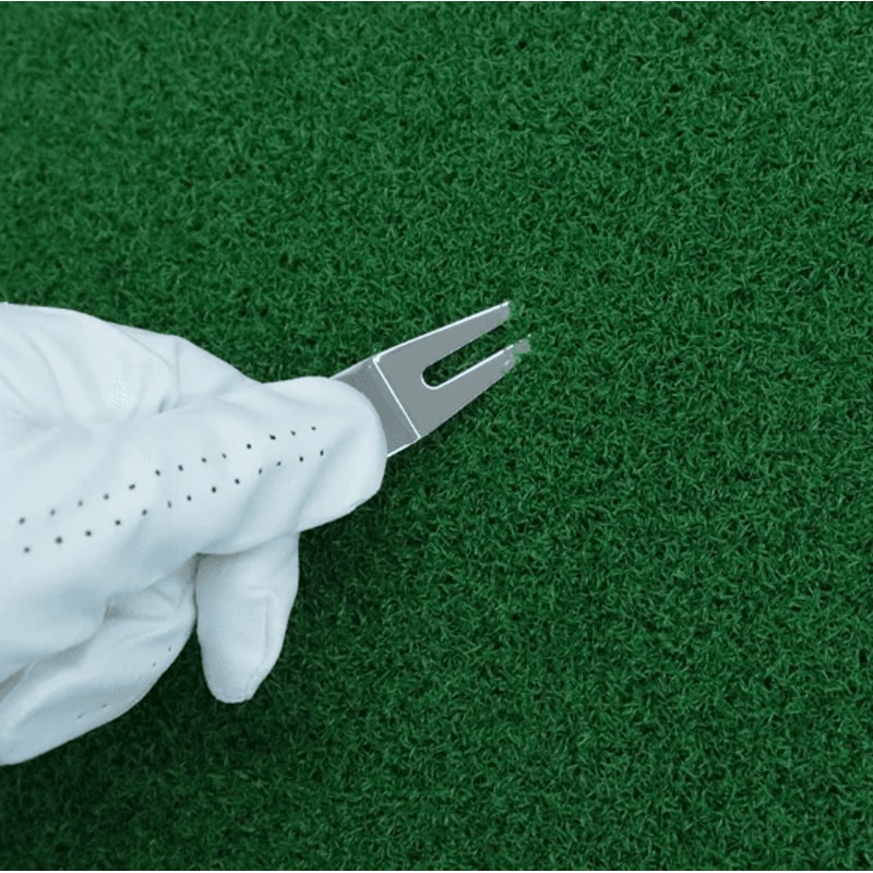 Stainless Steel Golf Divot Repair Tool For Green Repair And Ball Marking 0