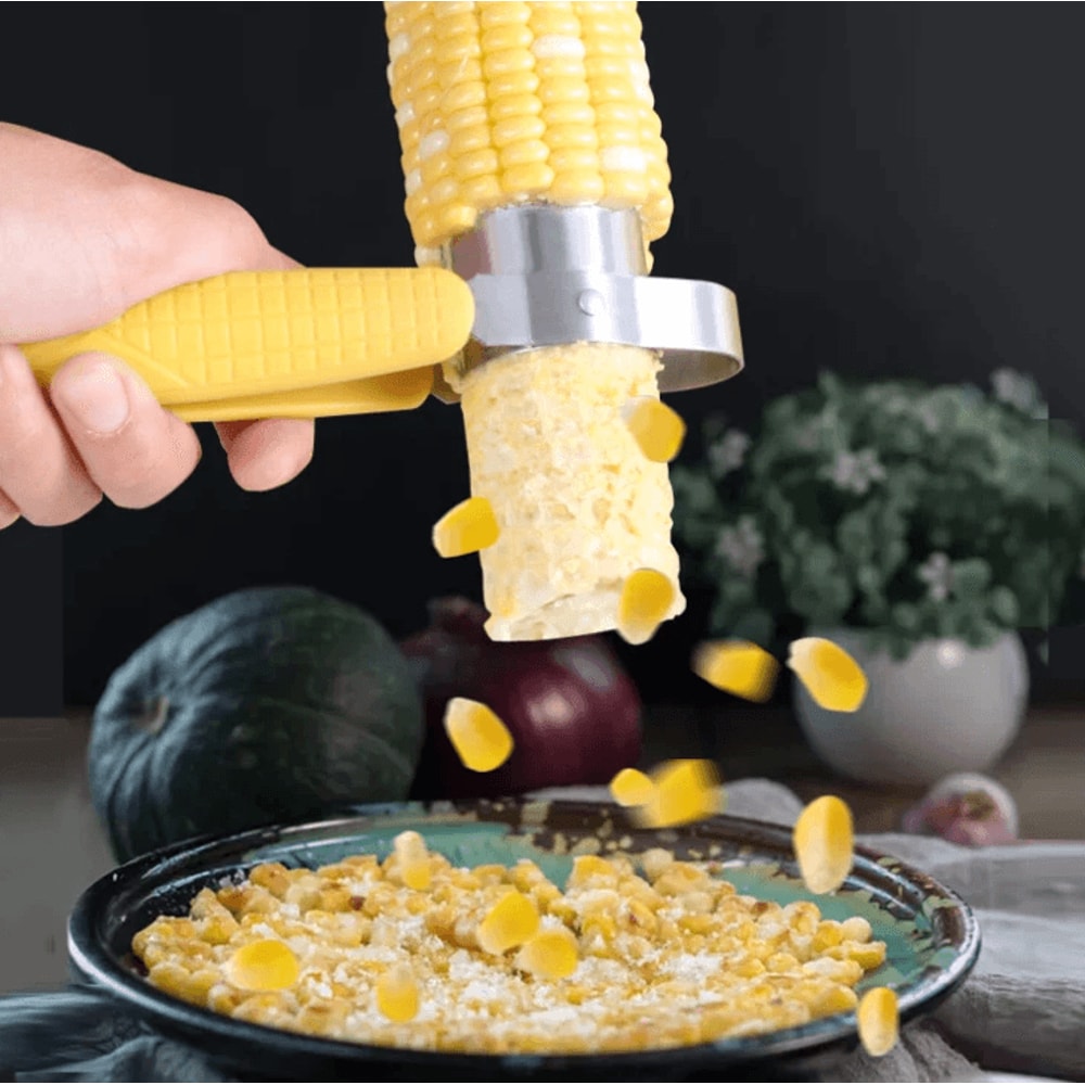 Stainless Steel Corn Stripper Corn Peeler Manual Kernel Remover Tool 0