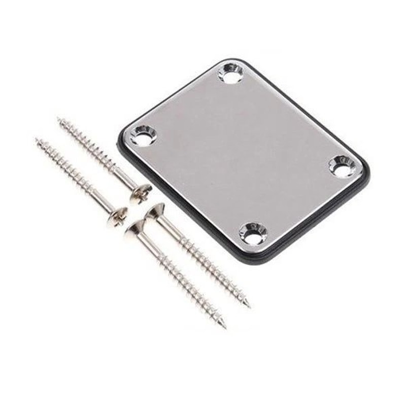 Electric Guitar Neck Plate With Screws Bolt Replacement Hardware 0