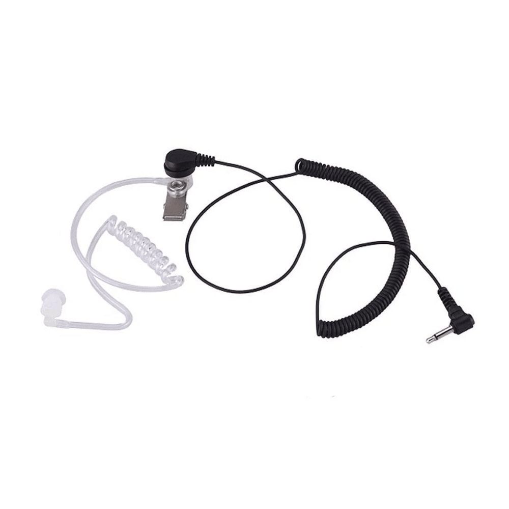 Motorola Radio Earpiece Acoustic Tube Covert Pin Listen Only Headset 0