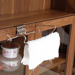 over cabinet door trash bag holder metal hanging kitchen garbage bag rack