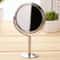Double Sided Makeup Mirror With Magnification Rotating Round Vanity Mirror 0