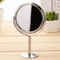 Double Sided Makeup Mirror With Magnification Rotating Round Vanity Mirror 0