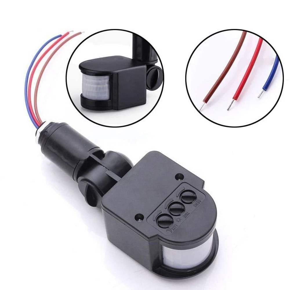Outdoor PIR Motion Sensor Light Switch Wall Mount Security Sensor 0