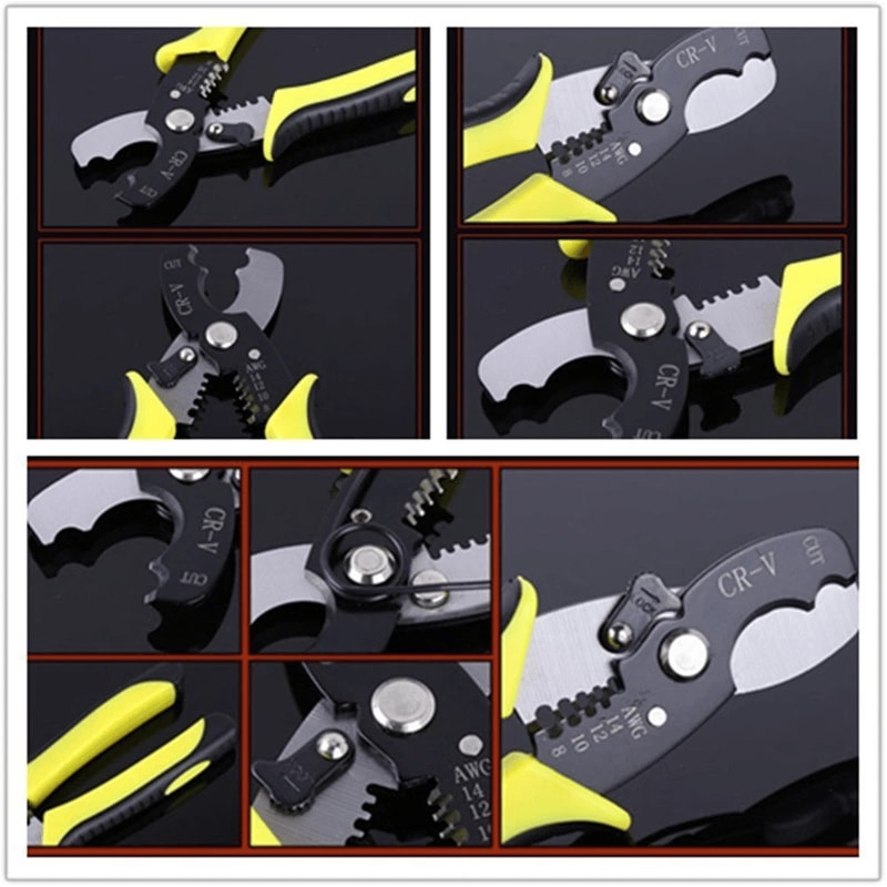 Heavy Duty Wire Stripper And Cable Cutter For AWG Electrical Wire 4