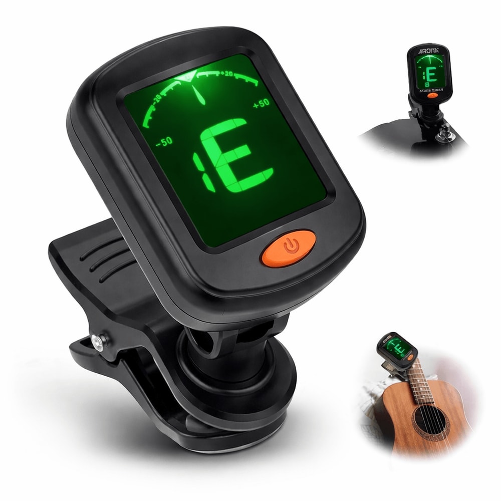 LCD Clip On Tuner For Electric Guitars 0