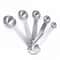 Stainless Steel Measuring Spoon Set Round Baking And Kitchen Measuring Tools 0