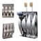 Stainless Steel Wall Mounted Toothbrush Holder With Bathroom Organizer 1