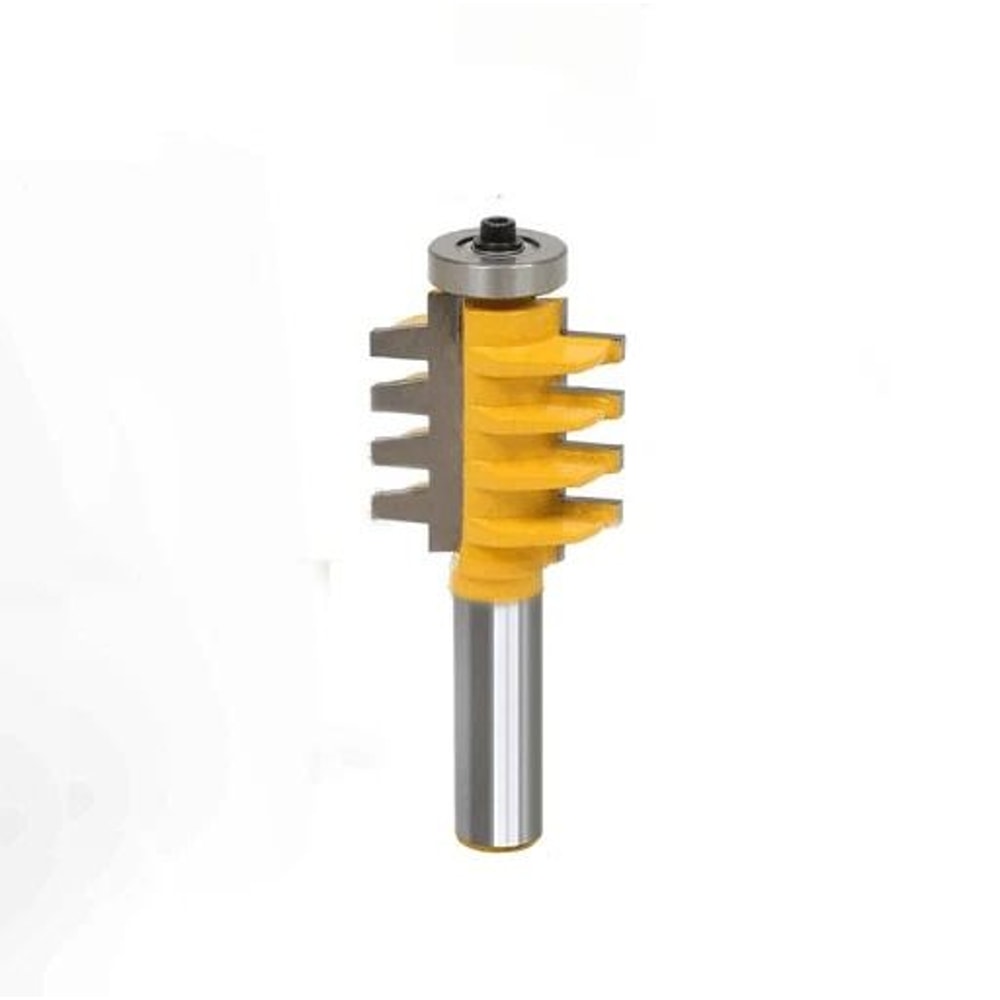 Carbide Finger Joint Router Bit Shank Reversible Glue Joint Cutter For Woodworking 0