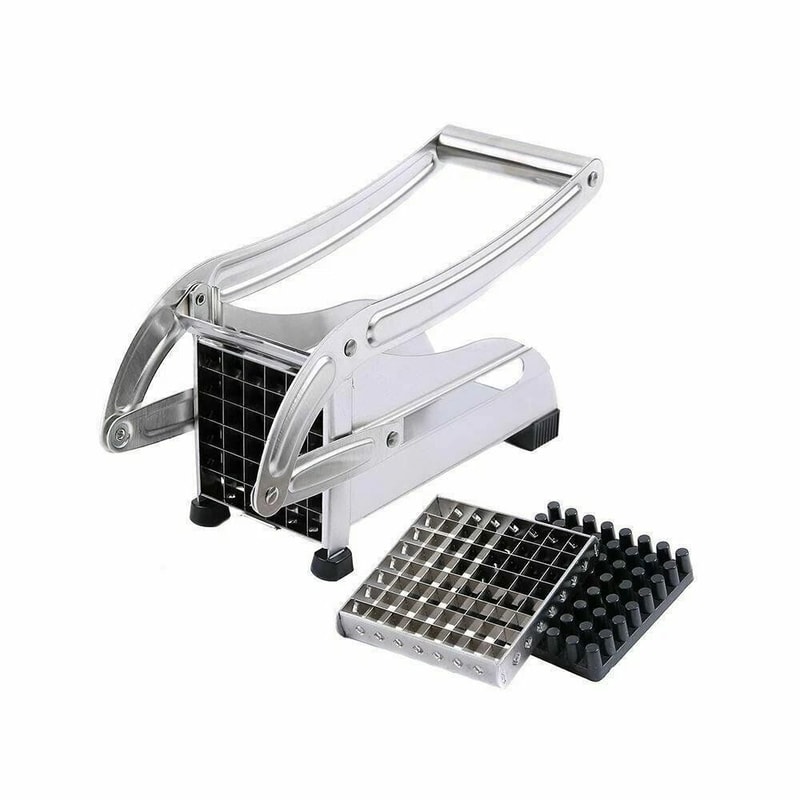 Stainless Steel French Fry Cutter With Blades Manual Potato Slicer For Fries And Vegetables 1