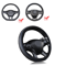 Leather Car Steering Wheel Cover For Improved Grip Comfort 4