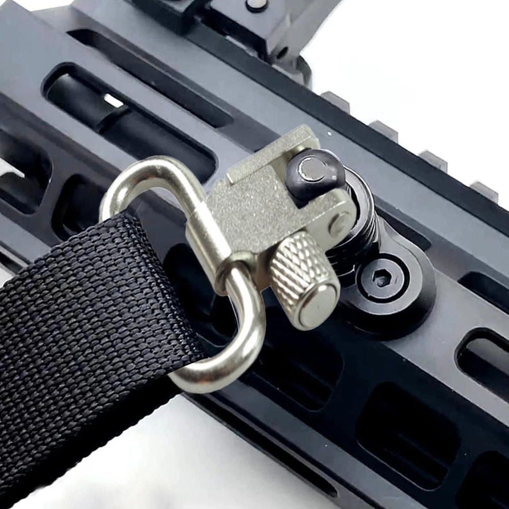 Stainless Steel Sling Swivels For Gun Rifle Sling Mount Durable Easy Connect Attachment 2