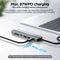USB C Hub Adapter For Laptops Multiport Type C Connectivity 3