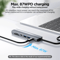 USB C Hub Adapter For Laptops Multiport Type C Connectivity 3
