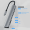 USB C Hub Adapter For Laptops Multiport Type C Connectivity 4