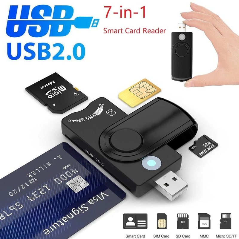 USB Card Reader For Laptop PC Micro Adapter 2