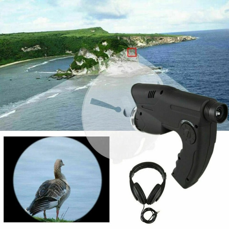 Bird Listening Device With Range Magnification Bionic Ear Sound Recorder 2