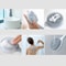 Soft Silicone Back Scrubber Long Handle Shower Brush 4