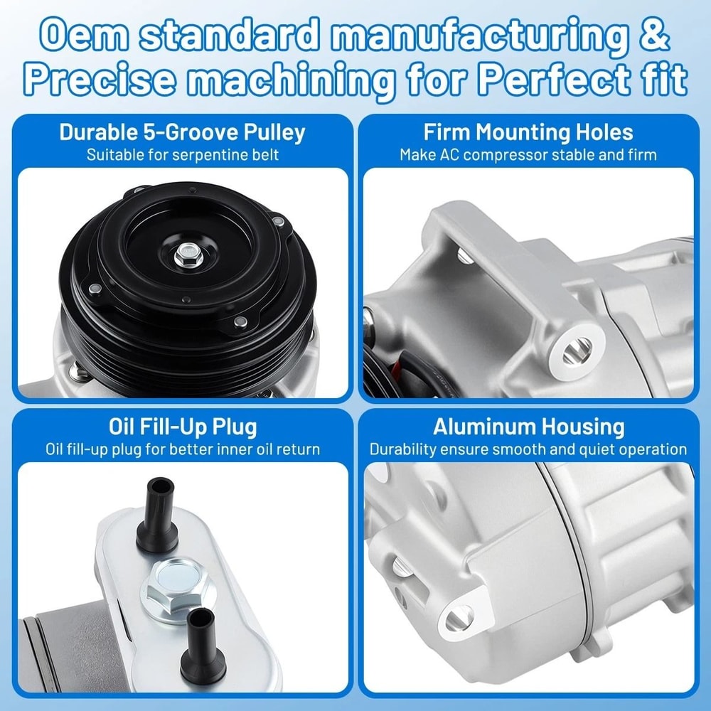 Chevrolet AC Compressor With Clutch Replacement 1