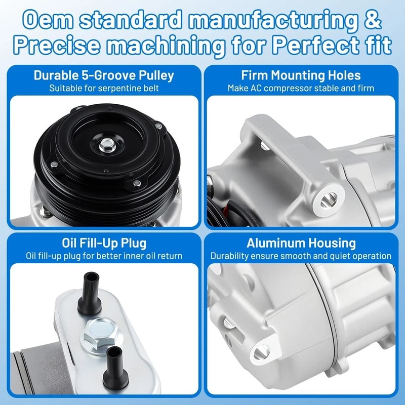 Chevrolet AC Compressor With Clutch Replacement 1