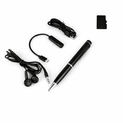 voice recorder pen with voice activation for meetings, lectures and notes