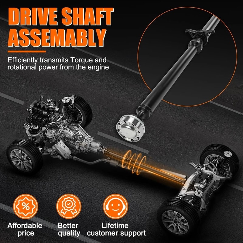 Rear Driveshaft Assembly For Chrysler And Dodge Charger 8