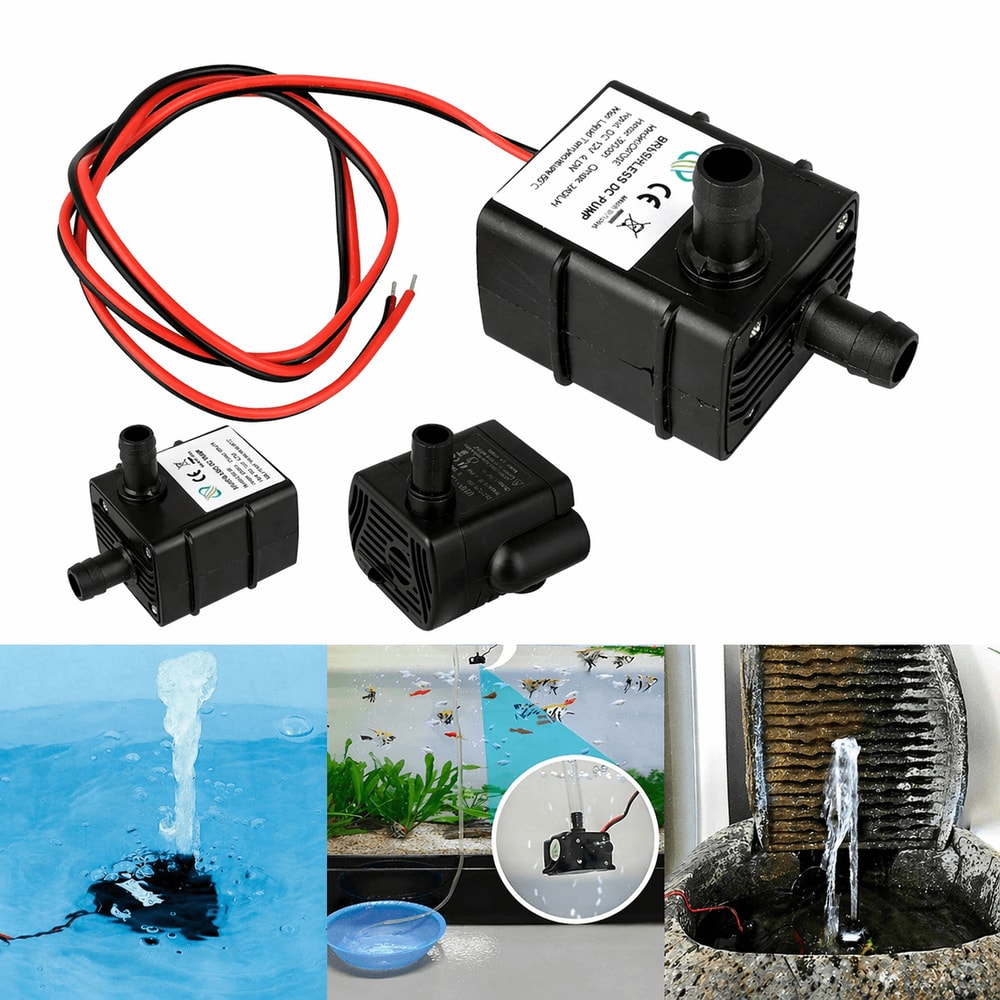 USB Brushless Submersible Water Pump For Fountain Aquarium Pool 2