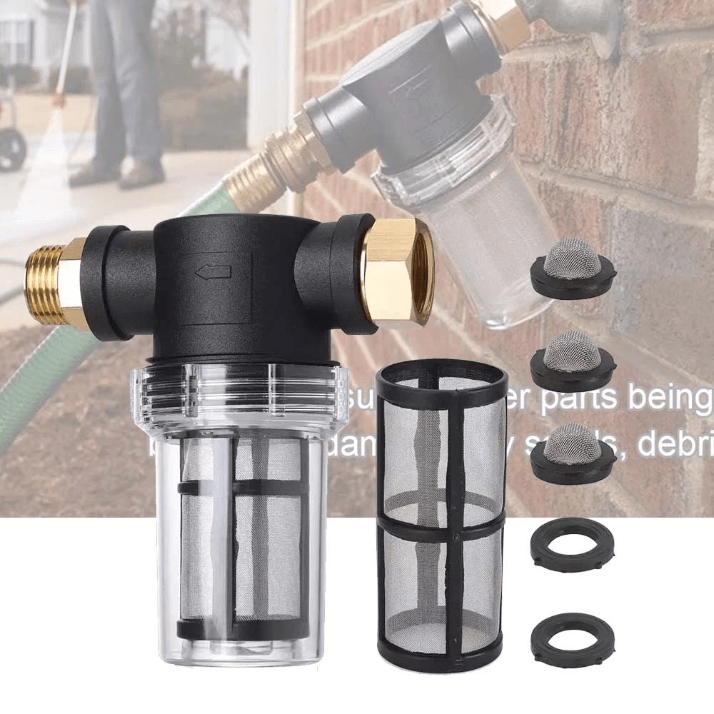 Garden Hose Filter Attachment For Pressure Washer Inline Sediment Water Filter 2