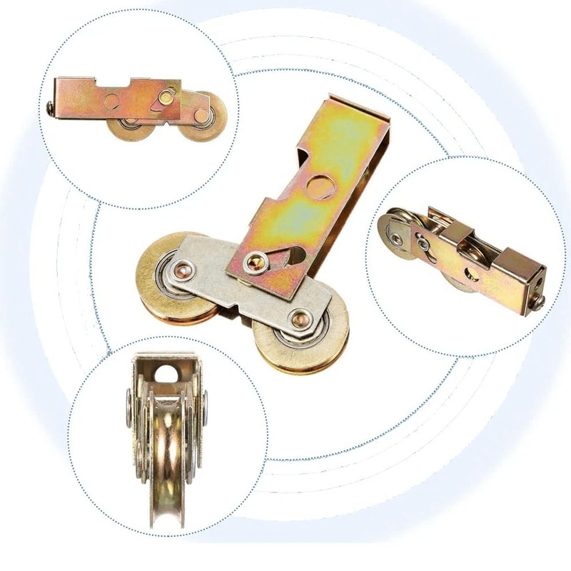 Heavy Duty Sliding Patio Door Roller Pair Steel Ball Bearing Replacement 6