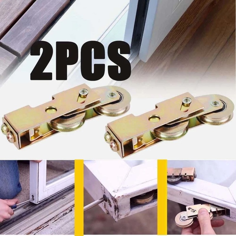 Heavy Duty Sliding Patio Door Roller Pair Steel Ball Bearing Replacement 7