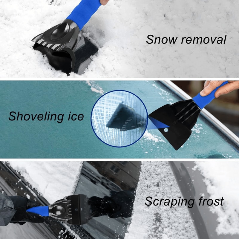 Windshield Ice Scraper Car Frost Remover Winter Snow Cleaning Tool 6