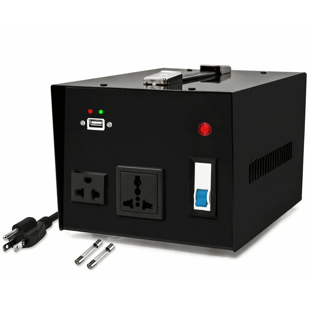 Power Voltage Converter Transformer Step Up Down To With USB 1