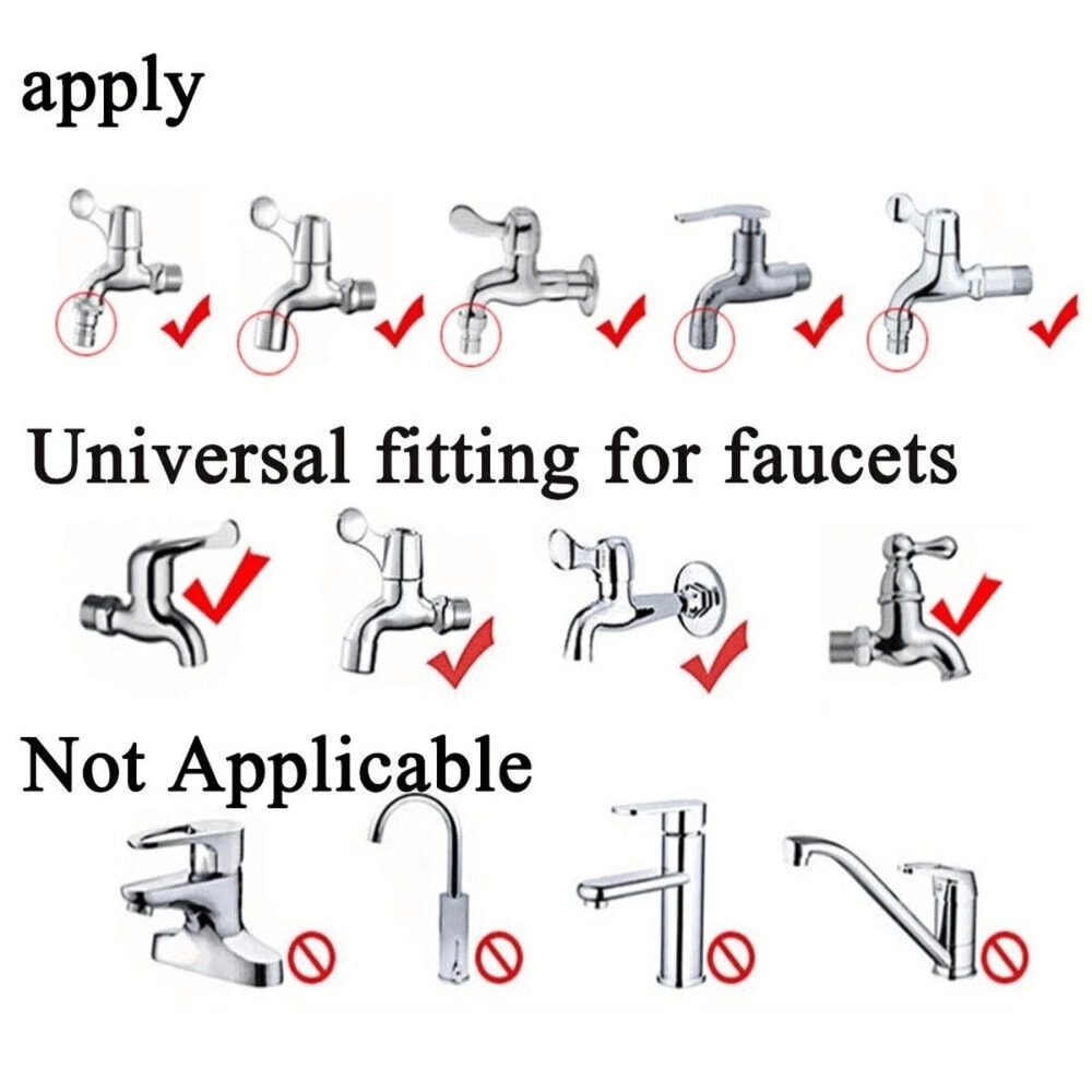 Heavy Duty Garden Hose Nozzle High Pressure Leak Proof Pattern Sprayer 2