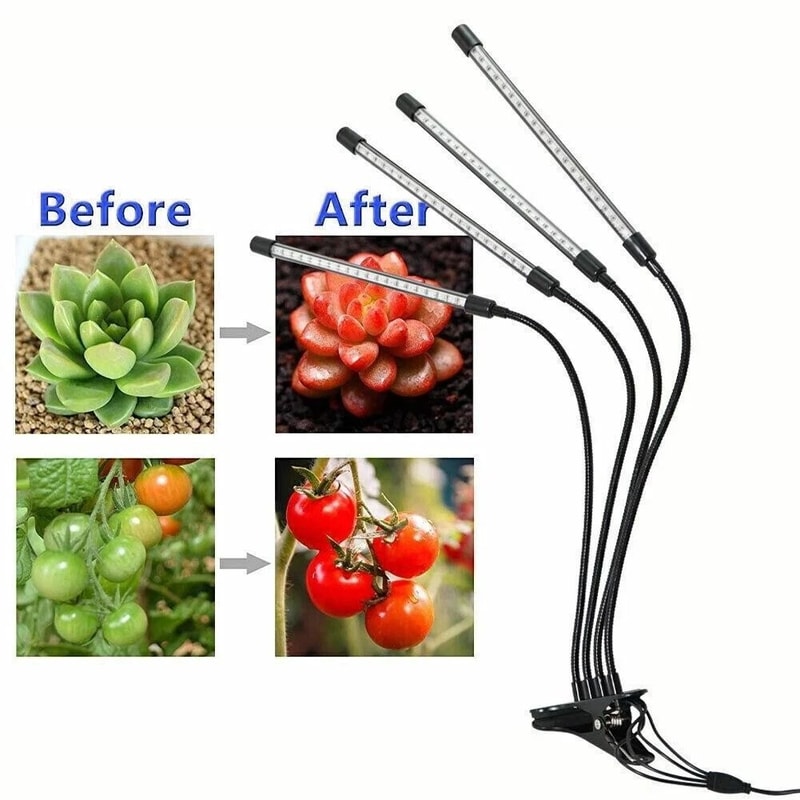 Head Full Spectrum Grow Light For Indoor Plants With LEDs And USB Power 4