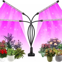 head full spectrum grow light for indoor plants with leds and usb power
