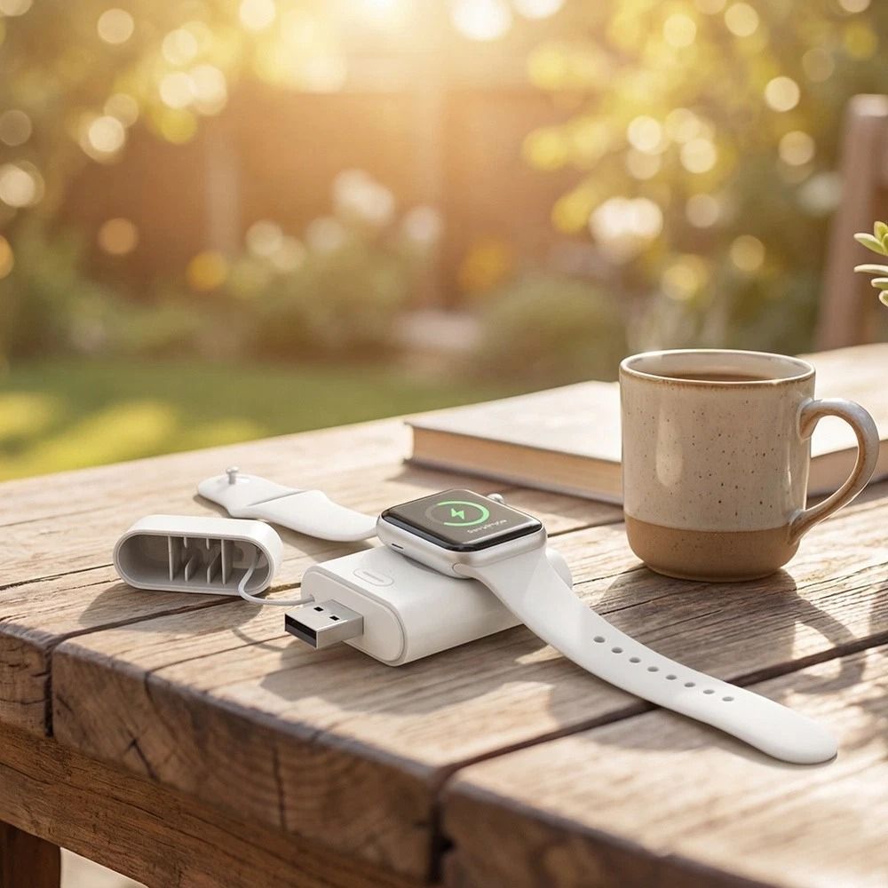 Portable Magnetic Apple Watch Charger Power Bank For Series 9