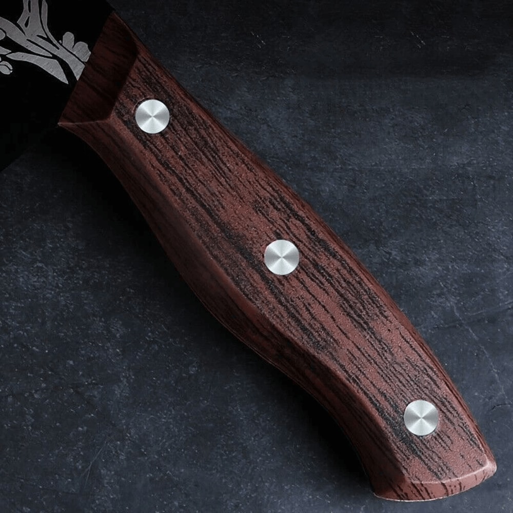 Razor Sharp Chef Cleaver Knife With Ergonomic Handle For Meat And Kitchen Prep 1