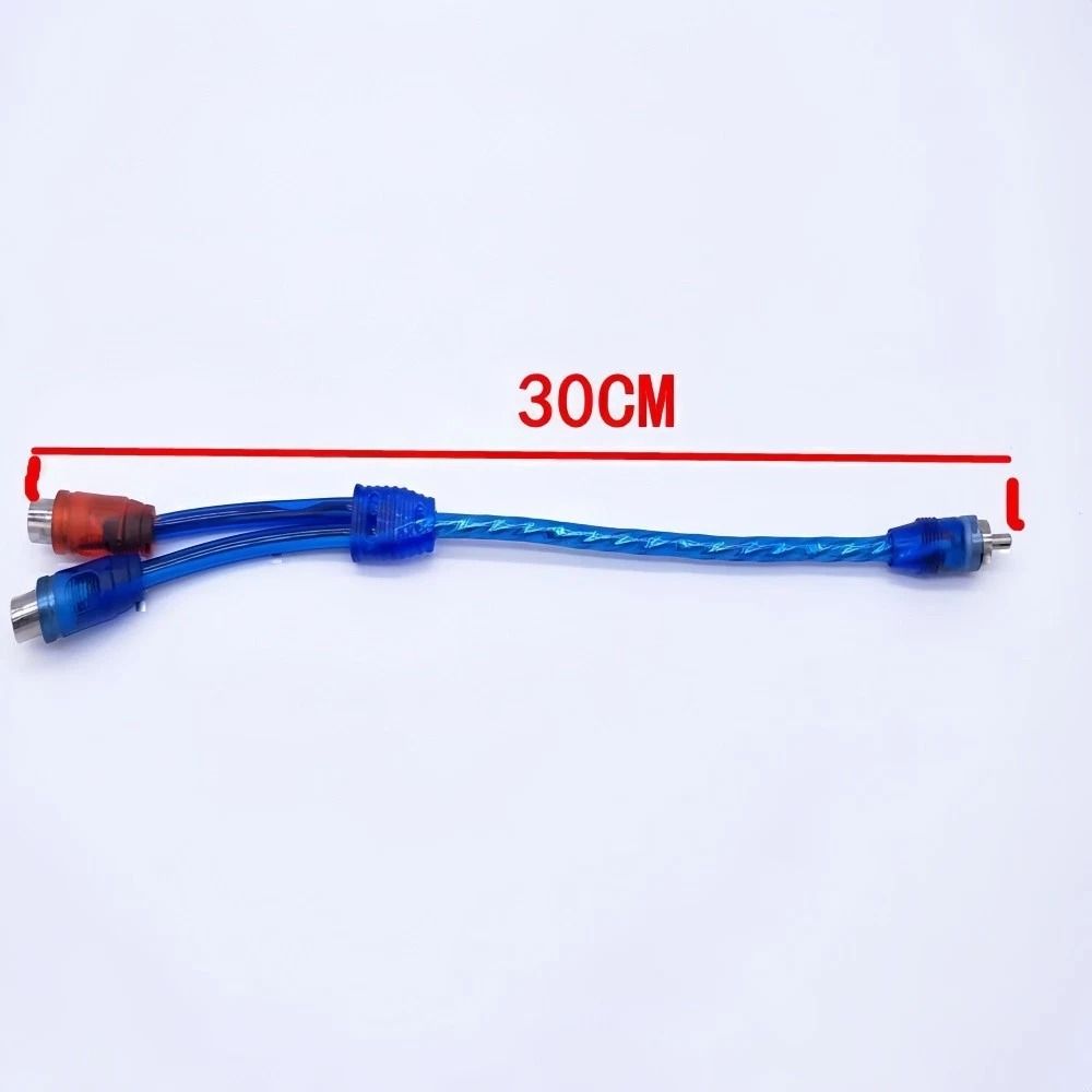 RCA Y Splitter Cable Female To Male Audio Adapter For Stereo 1