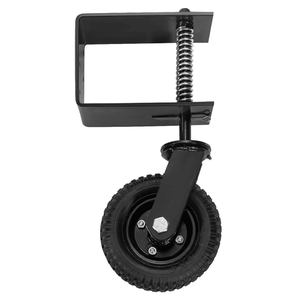 Heavy Duty Spring Loaded Gate Wheel For Wood Metal Fence Gates 5