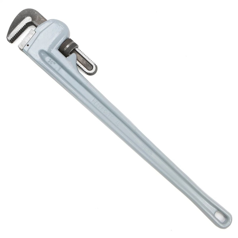 Aluminum Pipe Wrench With Adjustable Jaw 0