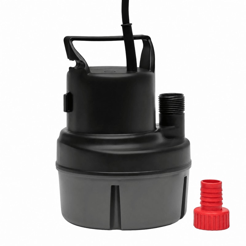 Submersible Utility Pump GPH Portable Water Drain Pump 0