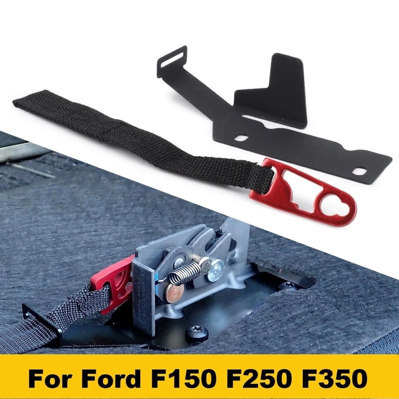 Quick Latch Release Kit Black Strap For Ford 3