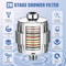 Shower Head Filter For Hard Water Chlorine Removal Universal Fit For Healthy Skin 3