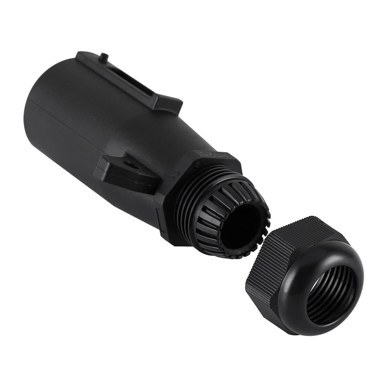 Durable Pin Trailer Wiring Adapter Universal RV Style Connector Plug 2