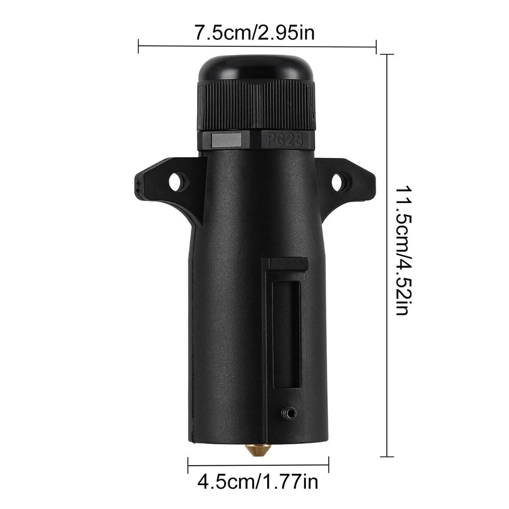 Durable Pin Trailer Wiring Adapter Universal RV Style Connector Plug 10