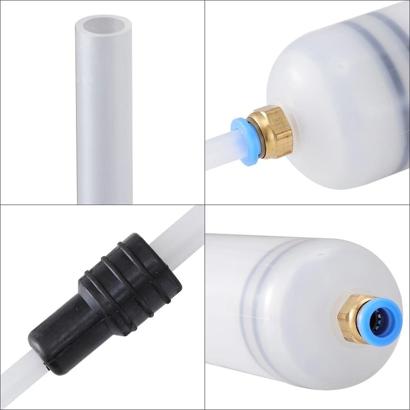 Premium Manual Automotive Fluid Extractor Oil Transfer Pump Vacuum Pump Oil Changer Syringe Tool 11