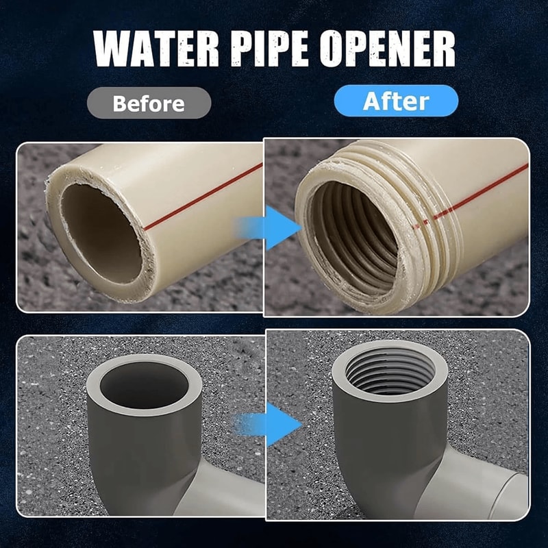 Pipe Threading Tool For PVC Water Pipe Repair 7